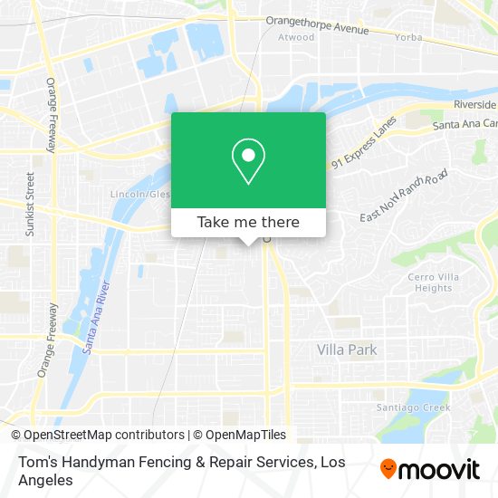 Mapa de Tom's Handyman Fencing & Repair Services