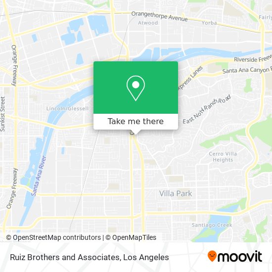 Ruiz Brothers and Associates map