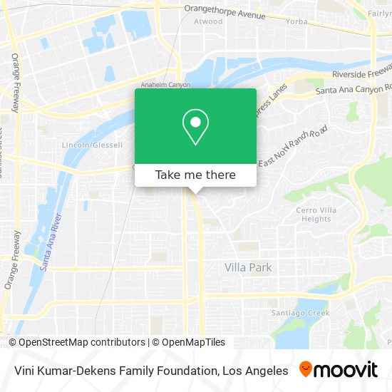 Vini Kumar-Dekens Family Foundation map