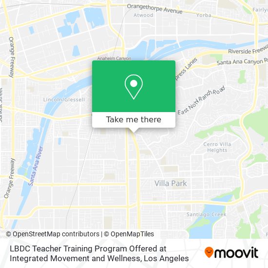 Mapa de LBDC Teacher Training Program Offered at Integrated Movement and Wellness