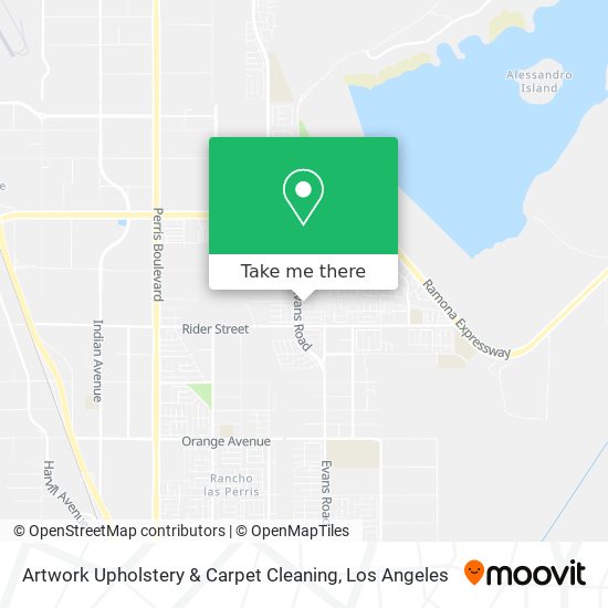 Artwork Upholstery & Carpet Cleaning map