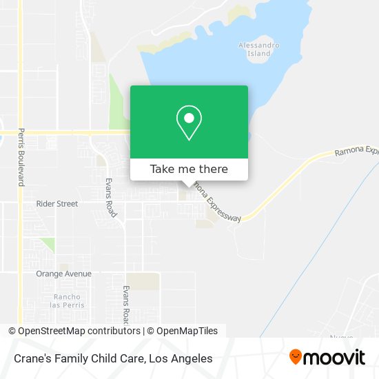 Crane's Family Child Care map