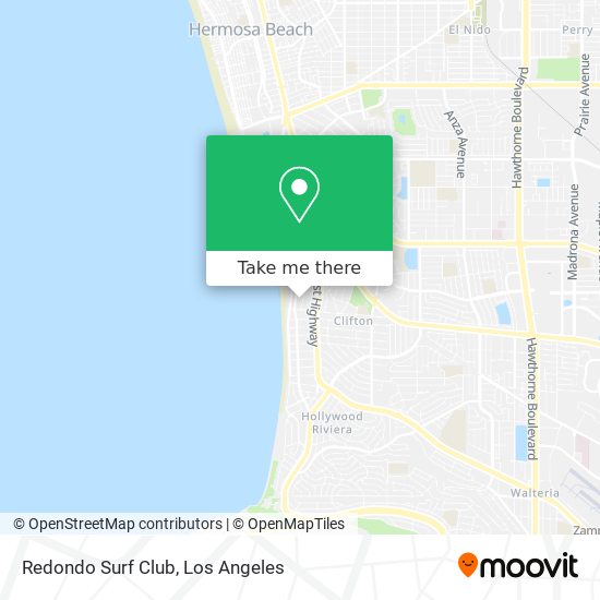 Redondo Surf Club map