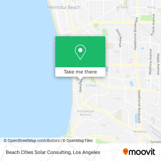 Mapa de Beach Cities Solar Consulting