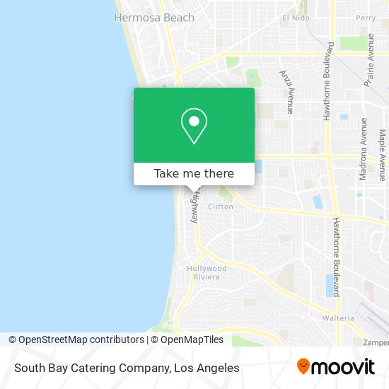 Mapa de South Bay Catering Company