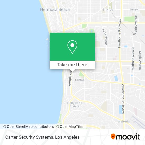 Carter Security Systems map