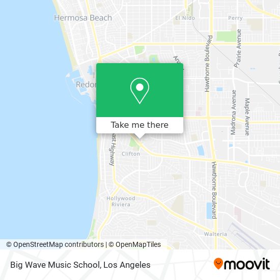 Mapa de Big Wave Music School