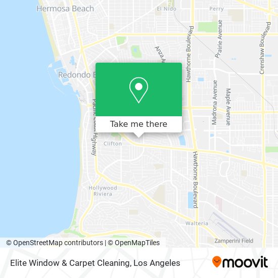 Elite Window & Carpet Cleaning map