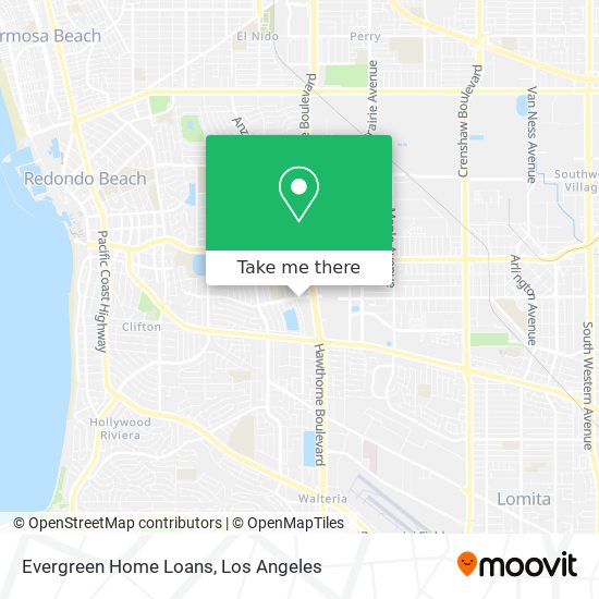 Evergreen Home Loans map