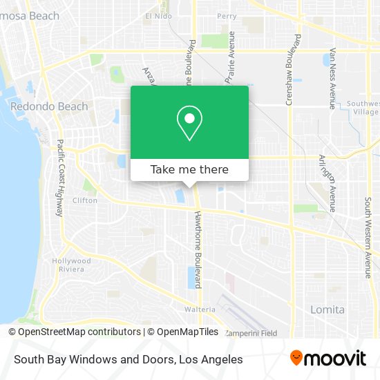 South Bay Windows and Doors map