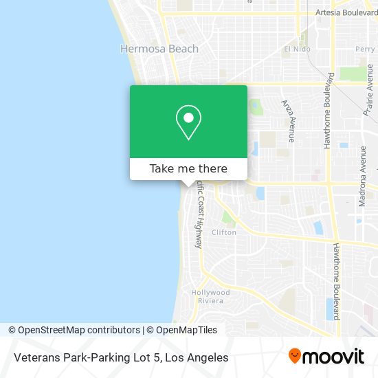 Mapa de Veterans Park-Parking Lot 5