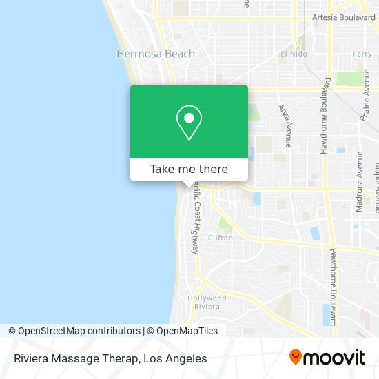 Riviera Massage Therap map