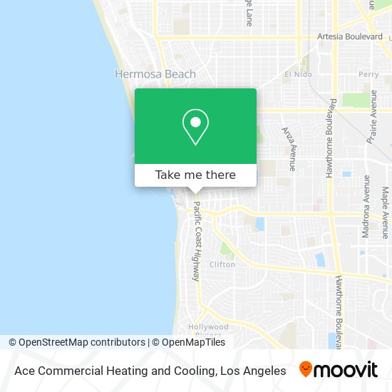 Ace Commercial Heating and Cooling map