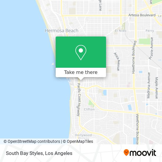 South Bay Styles map