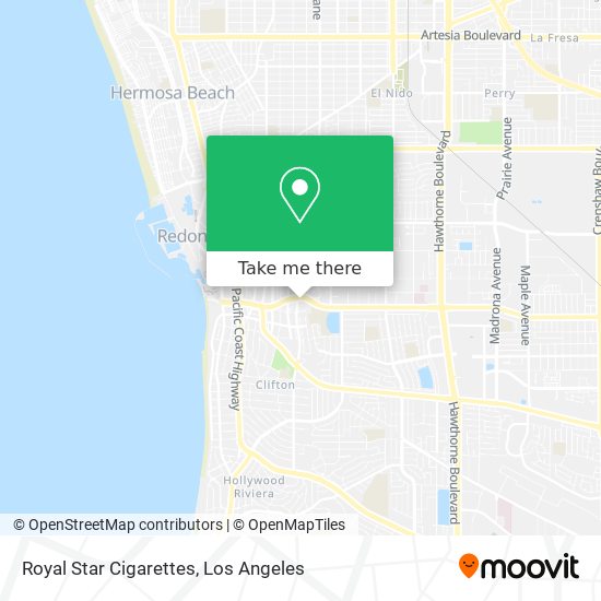 Royal Star Cigarettes map