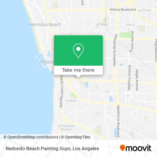 Redondo Beach Painting Guys map