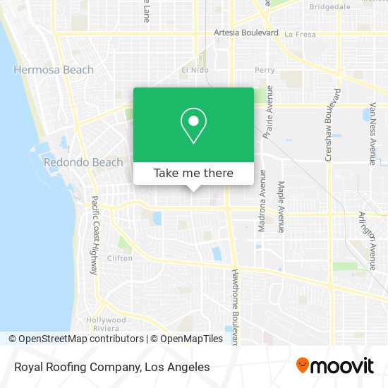 Royal Roofing Company map