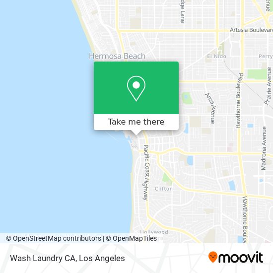 Wash Laundry CA map