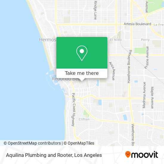 Aquilina Plumbing and Rooter map