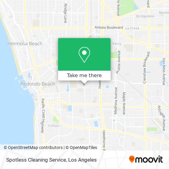 Mapa de Spotless Cleaning Service