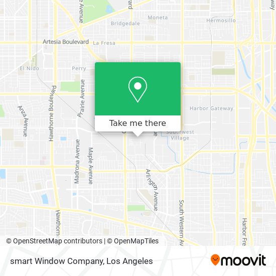 Mapa de smart Window Company