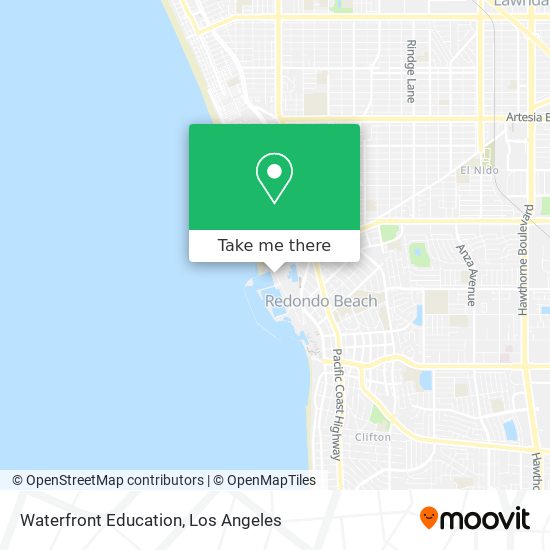 Waterfront Education map
