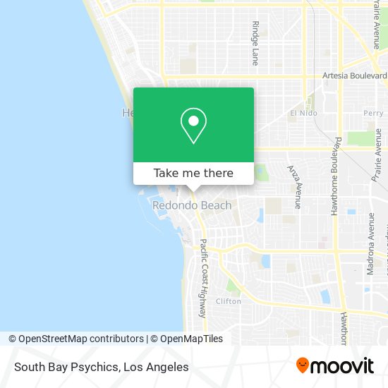 Mapa de South Bay Psychics