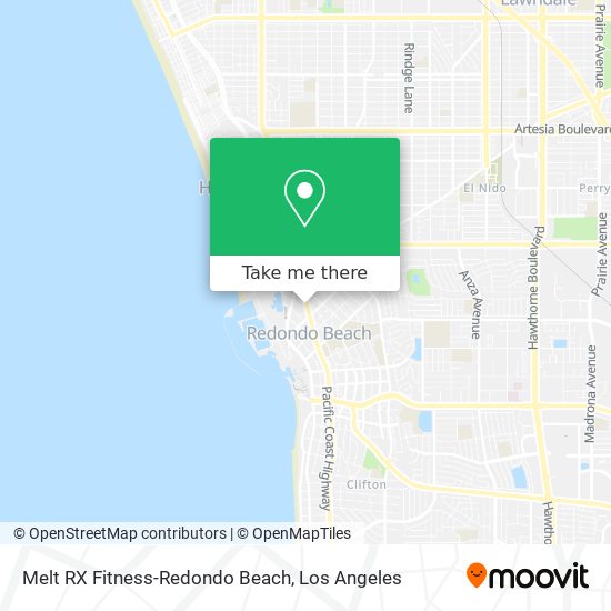 Mapa de Melt RX Fitness-Redondo Beach