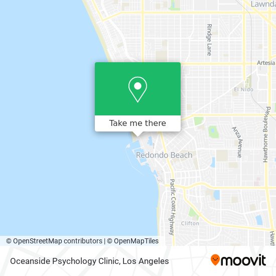 Oceanside Psychology Clinic map