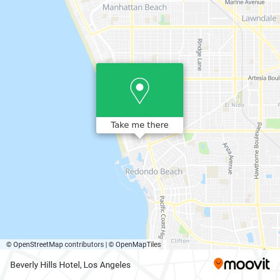 Beverly Hills Hotel map