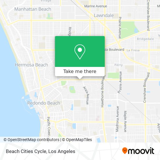 Beach Cities Cycle map