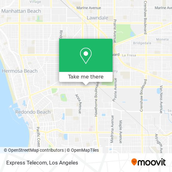 Express Telecom map