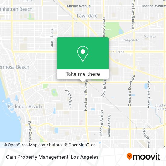 Cain Property Management map