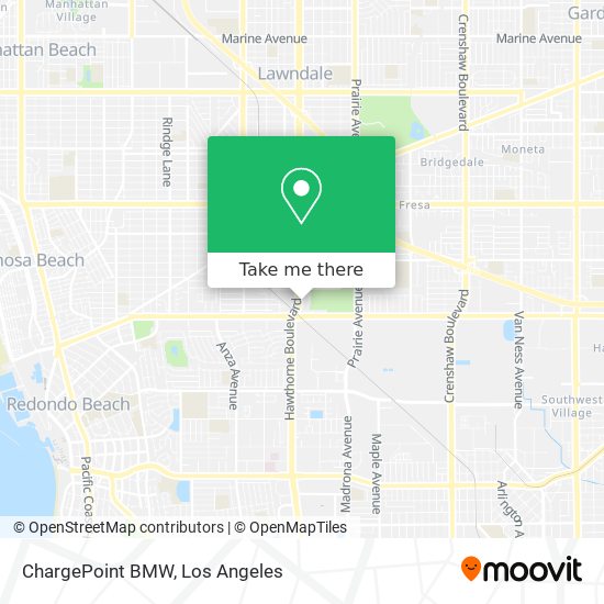 ChargePoint BMW map