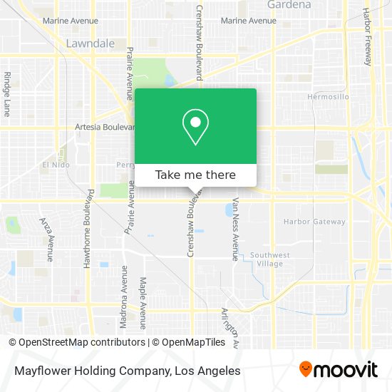 Mayflower Holding Company map