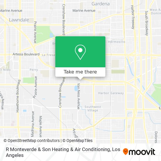 Mapa de R Monteverde & Son Heating & Air Conditioning