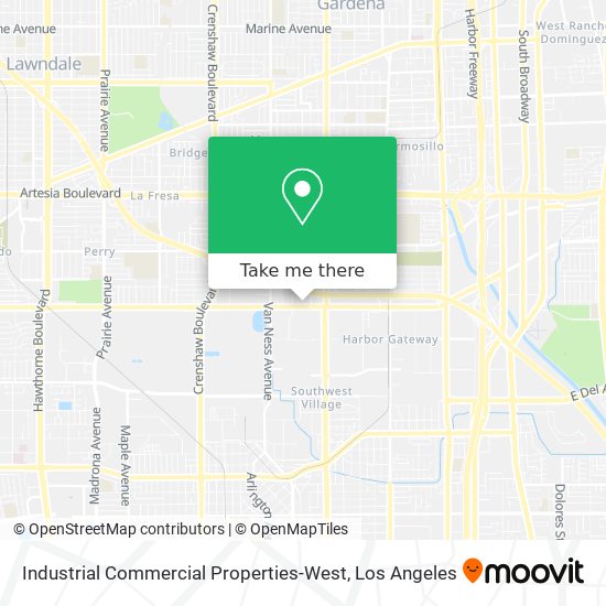 Industrial Commercial Properties-West map