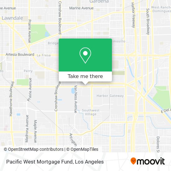 Pacific West Mortgage Fund map