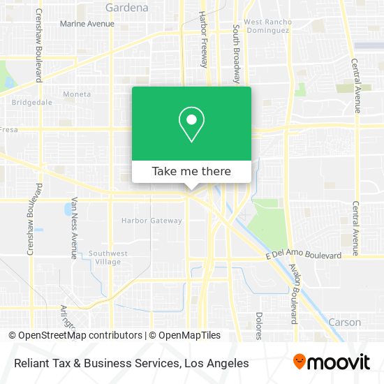 Reliant Tax & Business Services map