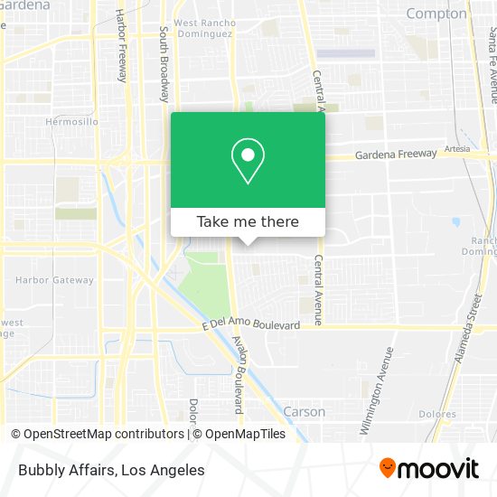 Bubbly Affairs map