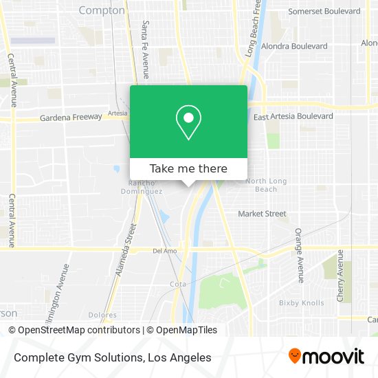 Complete Gym Solutions map