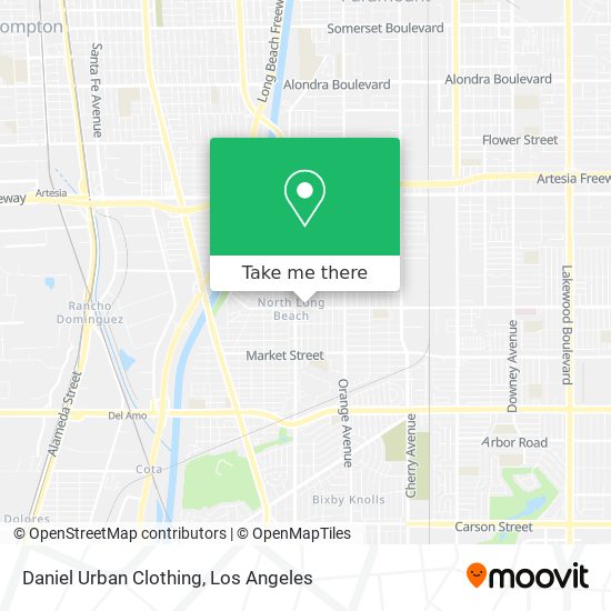 Mapa de Daniel Urban Clothing