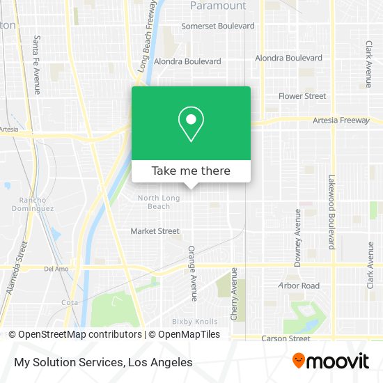 My Solution Services map