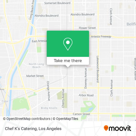 Chef K's Catering map