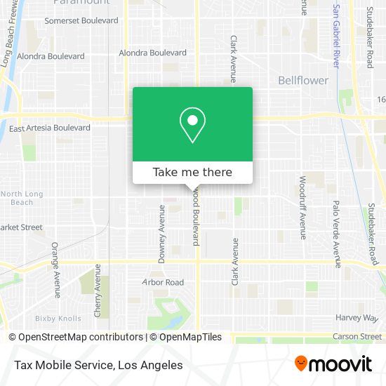 Mapa de Tax Mobile Service