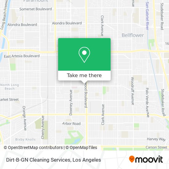 Dirt-B-GN Cleaning Services map