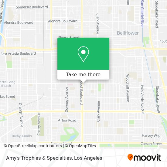 Amy's Trophies & Specialties map