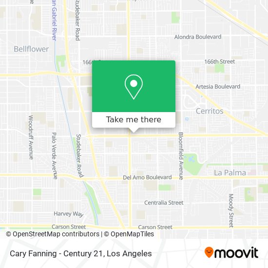 Cary Fanning - Century 21 map