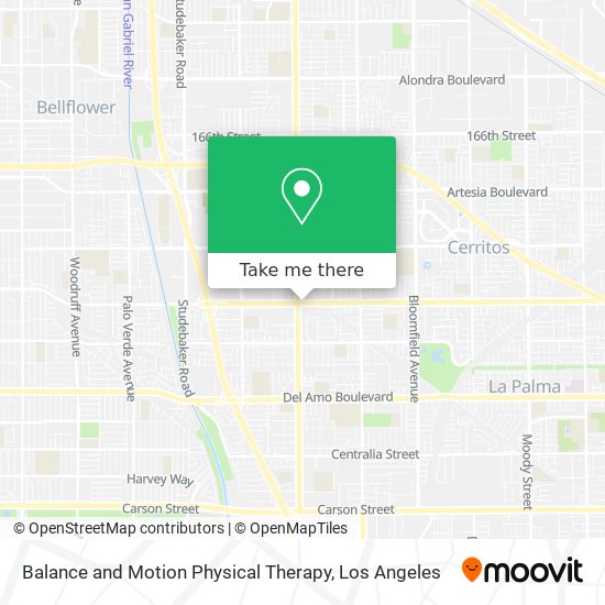 Balance and Motion Physical Therapy map