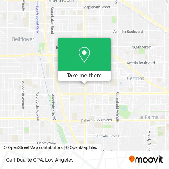 Carl Duarte CPA map